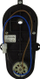 Motor drejtimi për makinë S2588, 12V, 5000 RPM, i zi