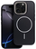 Këllëf telefoni 4Kom FRAME MAG për iPhone 12 Pro, i përshtatshëm me MagSafe, i zi
