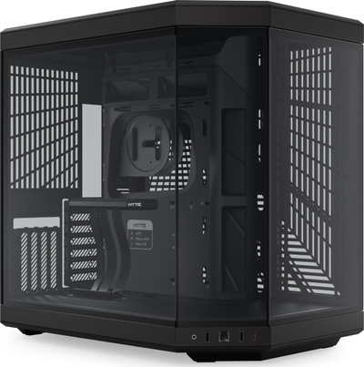 Kasa kompjutri HYTE Y70, MIDI Tower, ATX EATX ITX Micro ATX, e zezë