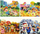 Puzzle set Leantoys 4 Stinët, 4 në 1, 72 copa, shumëngjyrësh