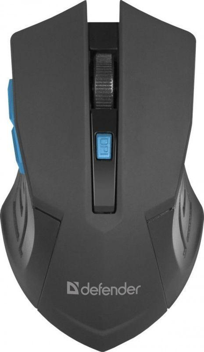 Maus Defender Accura, wireless, USB, i zi dhe i kaltërt