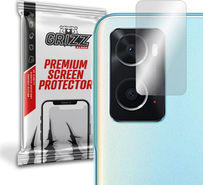 Xham mbrojtës kamere GrizzGlass për Oppo A76, hibrid, paketim OxyFree, transparent