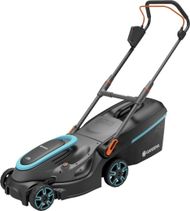 Kosë bari Gardena PowerMax 37/36V P4A, me bateri, 37cm, kontejner 45L, e zezë