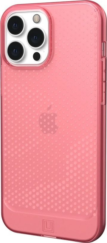 Kapak telefoni UAG Lucent për iPhone 13 Pro Max, 6.7", mbron nga goditjet, rozë i tejdukshëm