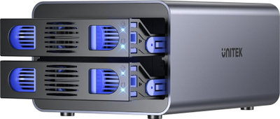 Kuti e jashtme Unitek për disqe SATA 2.5\"/3.5\", USB 5 Gbps, 40TB, e zezë