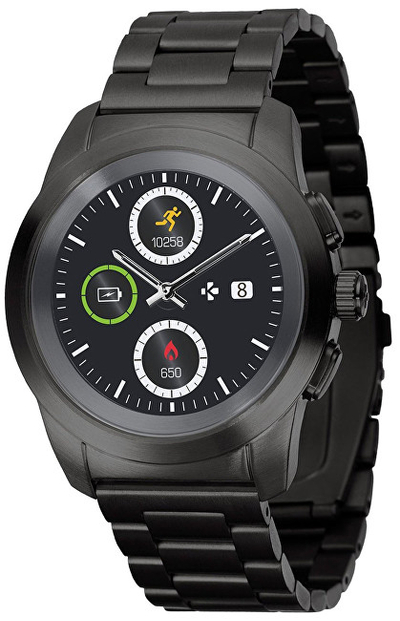 Orë e mençur MyKronoz ZeTime Elite Black Metal hybrid - 39 mm