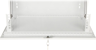 Kabinet muri rack Zvesn CR19-2U-130-W Oceflex, 19", 2U, i bardhë