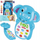 Lodër muzikore telefoni BAM BAM Elephant 481806, për fëmijë 18 muaj+, blu