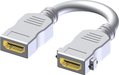 Adapter HDMI Procab BSP602/W, HDMI femër në HDMI femër, i bardhë