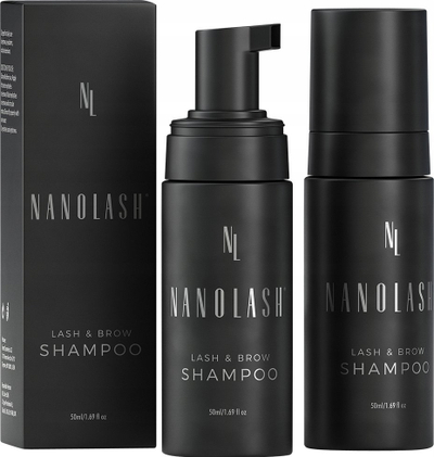 Shampo për qerpikë edhe vetulla Nanolash Lash and Brow, 50 ml, e tejdukshme