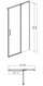 Dera dushi Cersanit Moduo, 80x195 cm, hapje djathtas, xham transparent