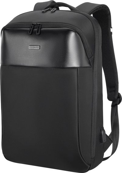 Çantë shpine për laptop Modecom Active 15, 15.6", portë USB, e zezë