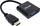 Kabllo konvertuese InLine HDMI në VGA, me audio, e zezë
