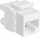 Modul keystone RJ45 TKH CCAS-K6-UTP, Cat.6 UTP, i bardhë