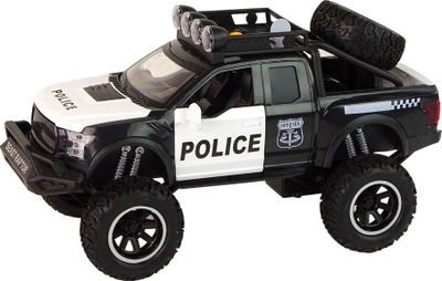 Lodër makinë policie Leantoys Raptor Off Road, 1:14, drita dhe zë, blu