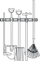Shinë muri Toolflex Aluminum, 50cm, argjendtë