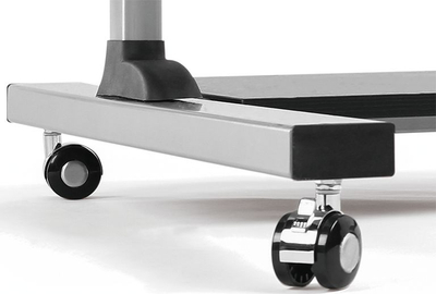 Tavolinë pune mobile LogiLink Compact BP0070, lartësi e rregullueshme, kapacitet 60 kg, e bardhë