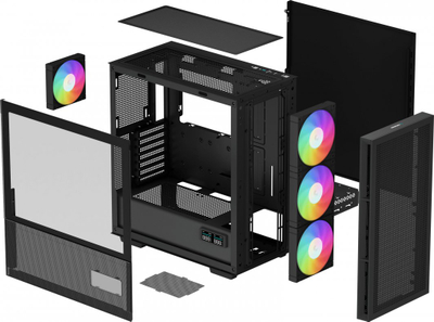 Kasë Deepcool CH560 Digital ARGB, Midi Tower