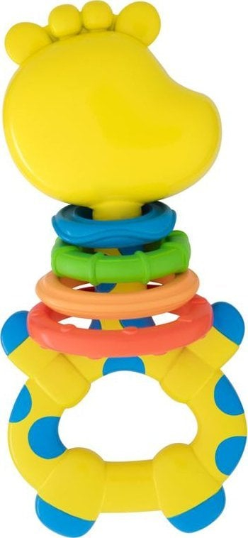 Lodër kërcitëse Chicco Giraffe Gilby, për foshnja, shumëngjyrëshe