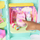 Сет игри Polly Pocket Gabby Cat House Magic Rooms, спална соба, со фигура маче, повеќебојно