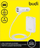 Karikues makine Budi BD068W, 4x USB A, 8.2A 41W, i bardhë