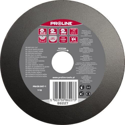 Disk prerës me dhëmbë të imët Proline, tip B, 125 mm