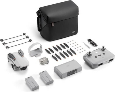 Dron DJI Mini 2 SE Fly More Combo, 2.7K, 12MP, gri