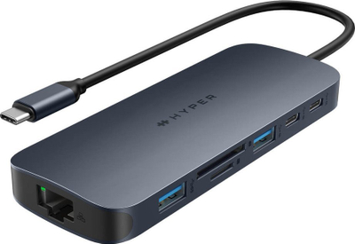 Dock USB C për laptop Targus HD4005GL, 4K 60 Hz, Power Delivery 140W, blu