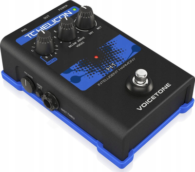 Procesor vokali TC Helicon VoiceTone H1, harmoni të zgjuara, USB, i zi