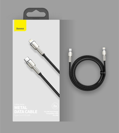 Kabllo Baseus USB-C - Lightning, vjollcë