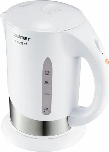 Çajnik Zelmer ZCK7630W, 1.7 l, 2200W, i bardhë