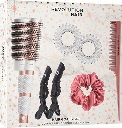 Set dhuratë me aksesorë për flokë Revolution Haircare Hair Goals, 8 elemente