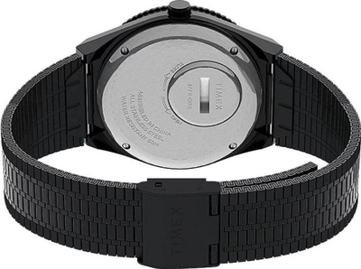 Orë dore Timex Q Reissue TW2U61600, 38mm, çelik inox, e zezë