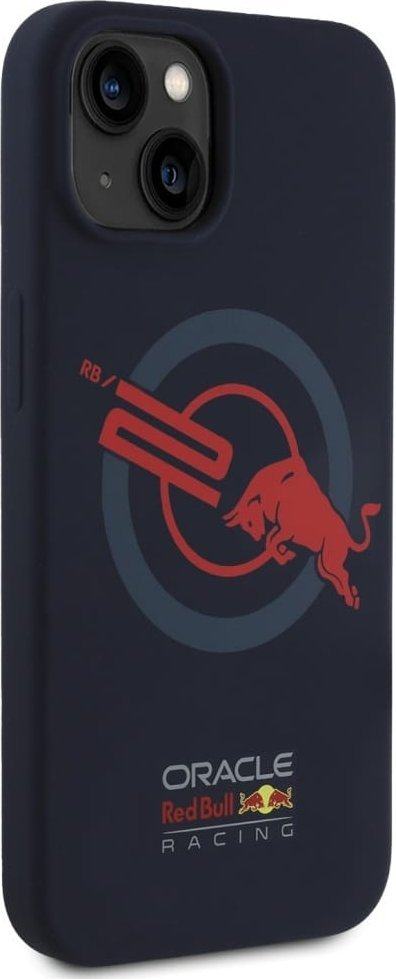 Kapak telefoni Red Bull për iPhone 15 HC Silicone ORBR20, MagSafe, silikon, blu navy