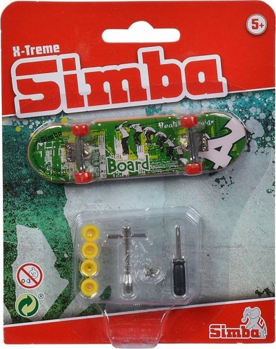 Finger skateboard SIMBA DICKIE GROUP X-Treme Color, me aksesorë, assortiment, shumëngjyrësh