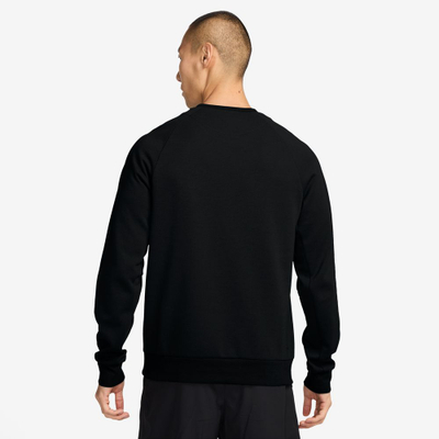 Bluzë sport Nike Dri-FIT Primary UV Performance Crewneck për meshkuj, fleece, e zezë