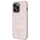 Futrollë Guess GUHCP15LP4TDSCPP për iPhone 15 Pro 6.1", me rrip crossbody, rozë