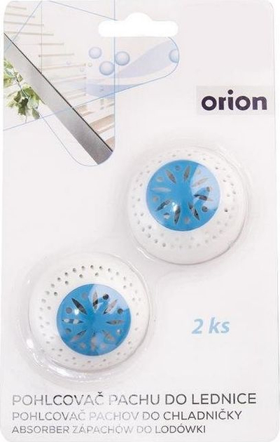Toptha Orion Fridge Deodorizer Ball për frigorifer, set me 2 copë, me karbon aktiv