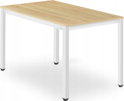 Set tavoline ngrënie Tessa, 120x60 cm, 4 karrige Osaka, lis i çelët dhe gri