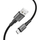 Kabllo karikimi Tech-Protect Ultraboost DNA, USB-A me USB-C, 15W 3A, 100cm, gri e errët