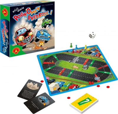 Loje tavoline Alexander Speed Busters, per kalamane 6+, 2 deri 4 lojtare, shume-ngjyreshe