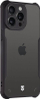 Mbrojtëse telefoni Tactical Quantum Stealth Cover për iPhone 15 Pro, TPU, transparente me detaje t’zeza