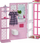 Shpi lodrash Barbie Dollhouse, 2 kate, me mobilje edhe aksesorë, rozë