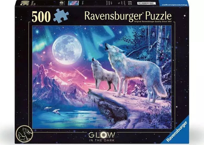 Puzzle Ravensburger Star Line Wolf, 500 copa, për të rritur, shumëngjyrësh