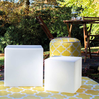 Lampë LED dekorative Shining Cube, 8W 800lm, 43x43x43cm, e bardhë