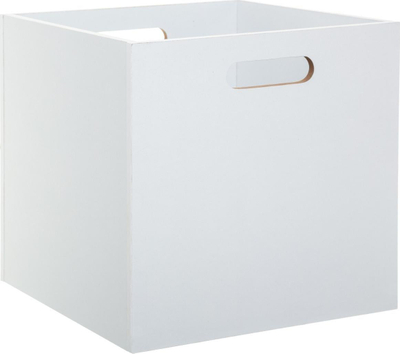 Kuti druri për ruajtje 5five BOX with handles, 31x31 cm, MDF, e bardhë