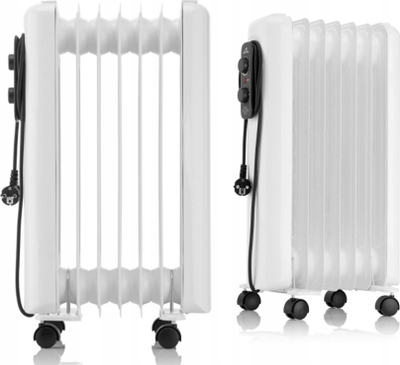 Radiator me vaj Eta Solero 0625, 1500W, 7 elementë, i bardhë