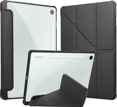 Mbulesë stand për Samsung Galaxy Tab S10+, me magnet, e zezë