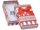 Kuti për dhuratë JK Box Christmas HU-6/A7/XS, e kuqe/bardhë