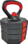 Kettlebell Eb Fit Composite, 10 kg, peshë që e çon lart ose e ul me 4 disqe nga 2.5 kg